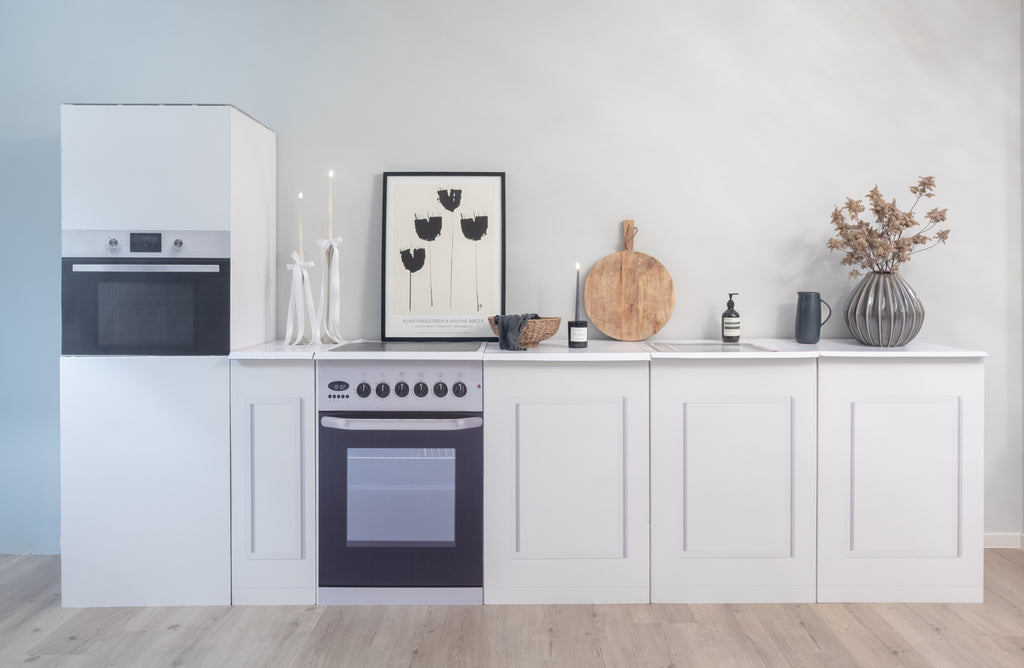 Snow White Kitchen Module “ENNA” for Home Staging