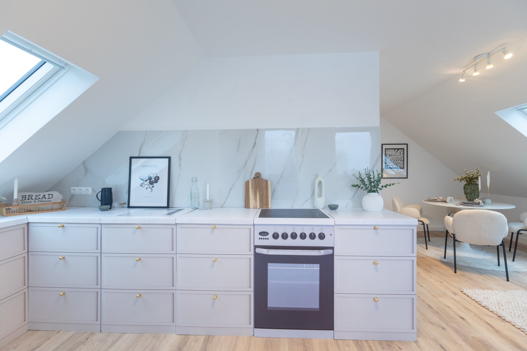 Beige Kitchen Module “AIK” for Home Staging