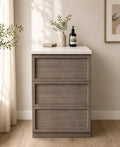 Wood Finish Kitchen Module “KARLSSON” for Home Staging